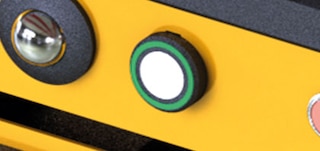 The pallet detectors identify the position of the last pallet placed in the channel