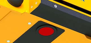 Shuttle vehicle/forklift locking system