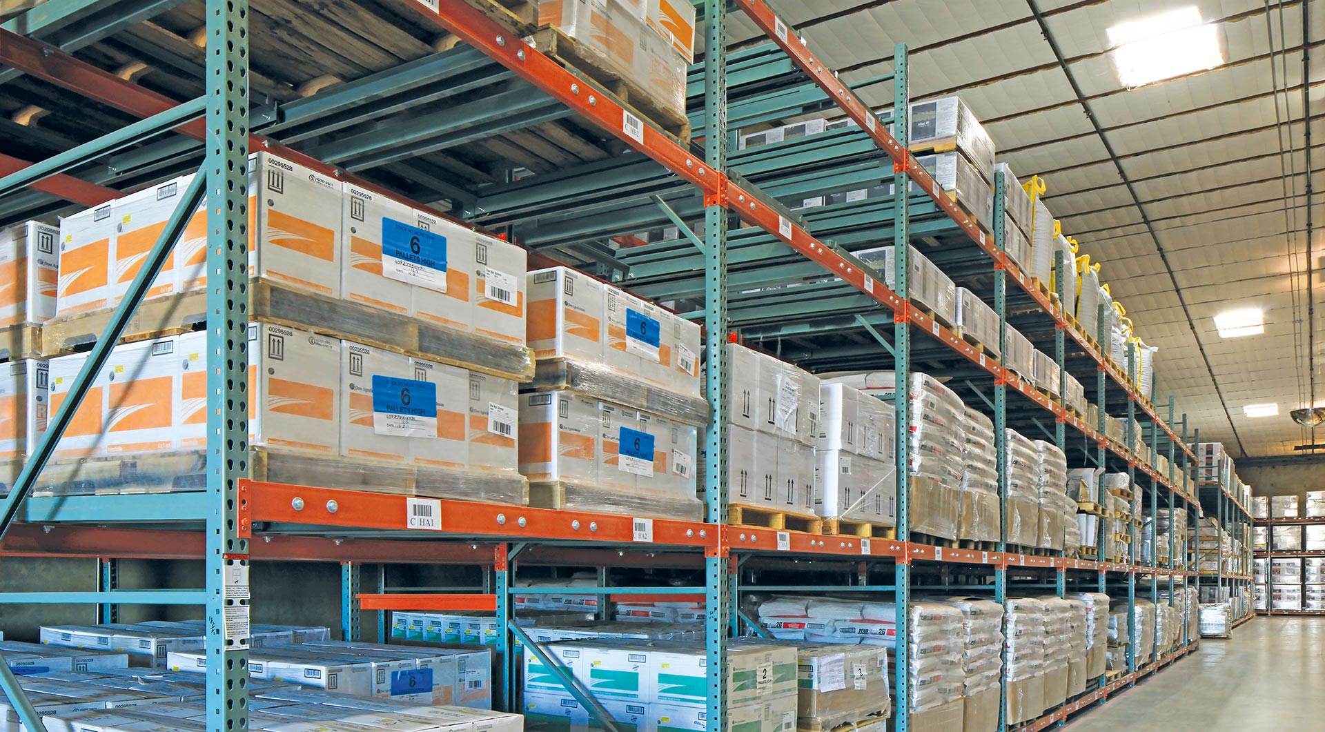 Push-Back Pallet Racking