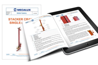 User and product manuals facilitate the operation of Interlake Mecalux systems