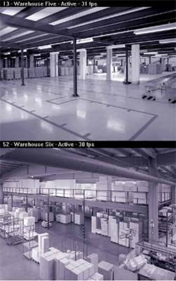 Warehouse camera
