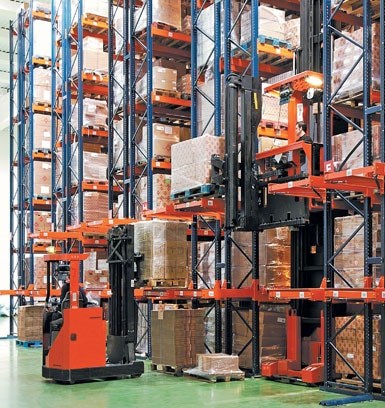 Warehouse for construction machinery and tools.