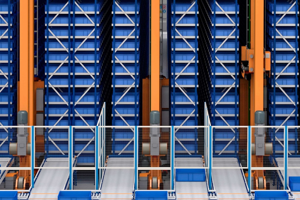 The automated warehouse for boxes from the NormaGrup technology company
