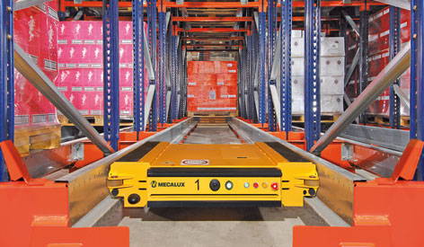 shuttle pallet storage automated retrieval systems rs mecalux asrs