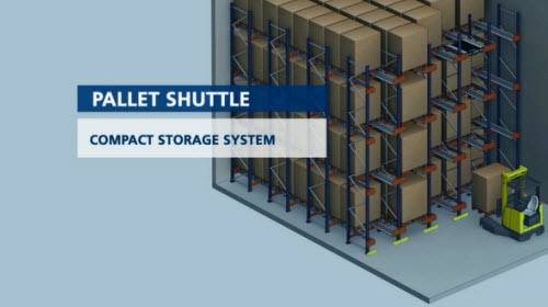 Pallet Shuttle: Semi-automated compact storage Pallet Shuttle: Semi-automated compact storage
