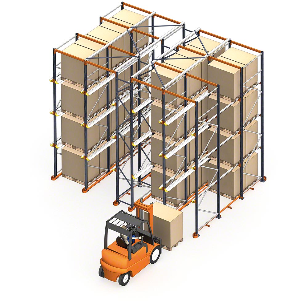 Drive-in Drive-thru Pallet Racks - Interlake Mecalux