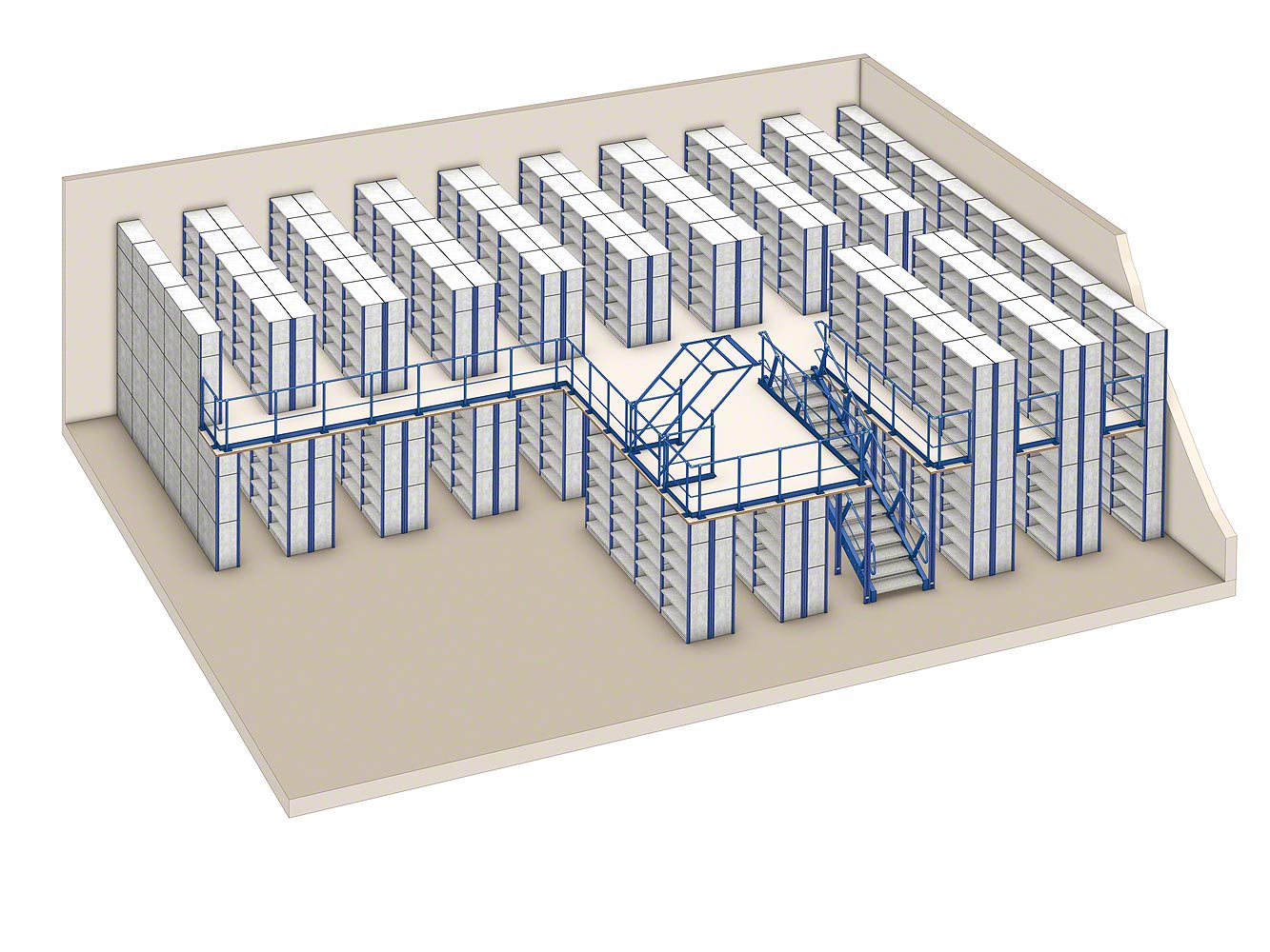 Wide Span Shelving Wide Span Storage Racks Interlake Mecalux