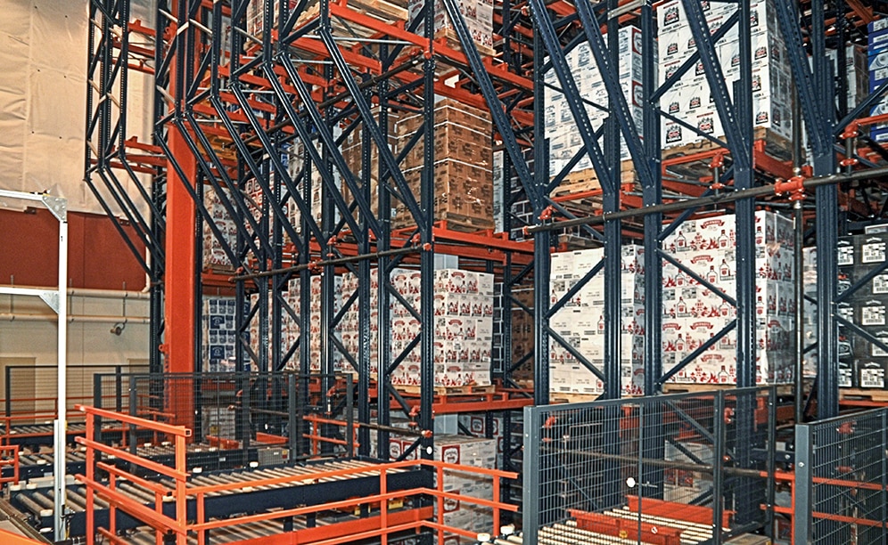The new AS/RS fully utilizes the 51’ high warehouse addition by adding nearly 3,000 pallet storage locations