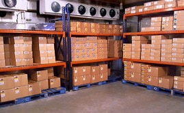 Selective pallet racking was ideal for Espi’s freezer because it offers direct access to the product
