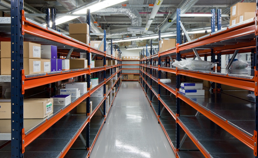 Wide Span shelving are also the easiest to clean – a necessity in a facility storing liquids