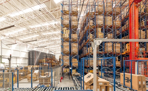 The bike manufacturer BH Bikes automates the storage of pallets and boxes in its new logistics centre in Vitoria The bike manufacturer BH Bikes automates the storage of pallets and boxes in its new logistics centre in Vitoria